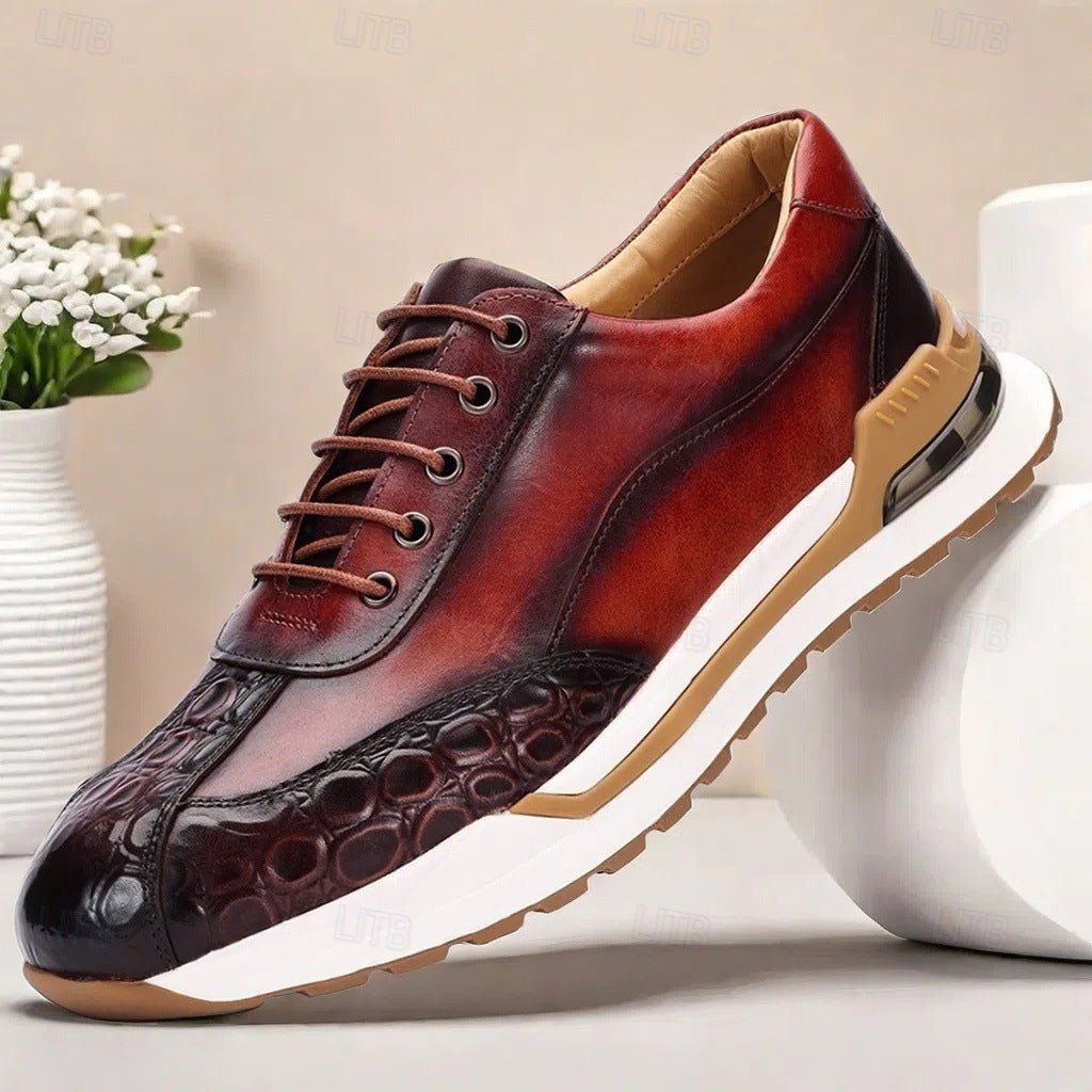 Chaussures Homme en Cuir de Vachette Première Couche pour un Style Authentique - IVOIRART.COM