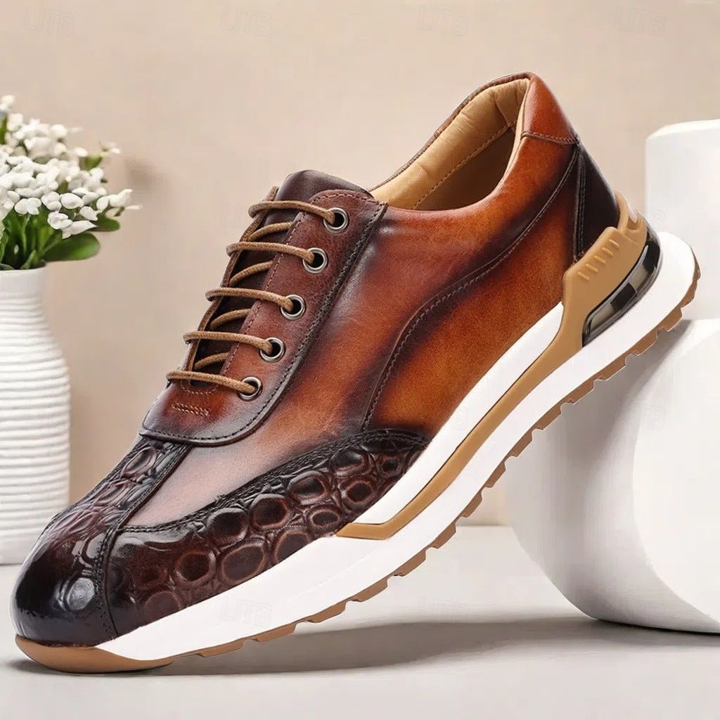Chaussures Homme en Cuir de Vachette Première Couche pour un Style Authentique - IVOIRART.COM