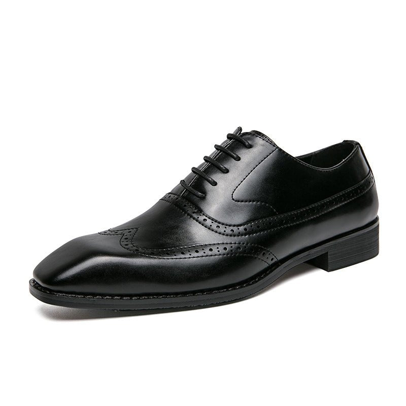 Chaussures homme été élégantes en cuir PU - Style business casual britannique -UK - IVOIRART.COM
