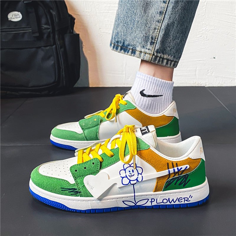 Chaussures Homme Graffiti Tendance et Polyvalentes pour un Style Unique et Urbain - IVOIRART.COM