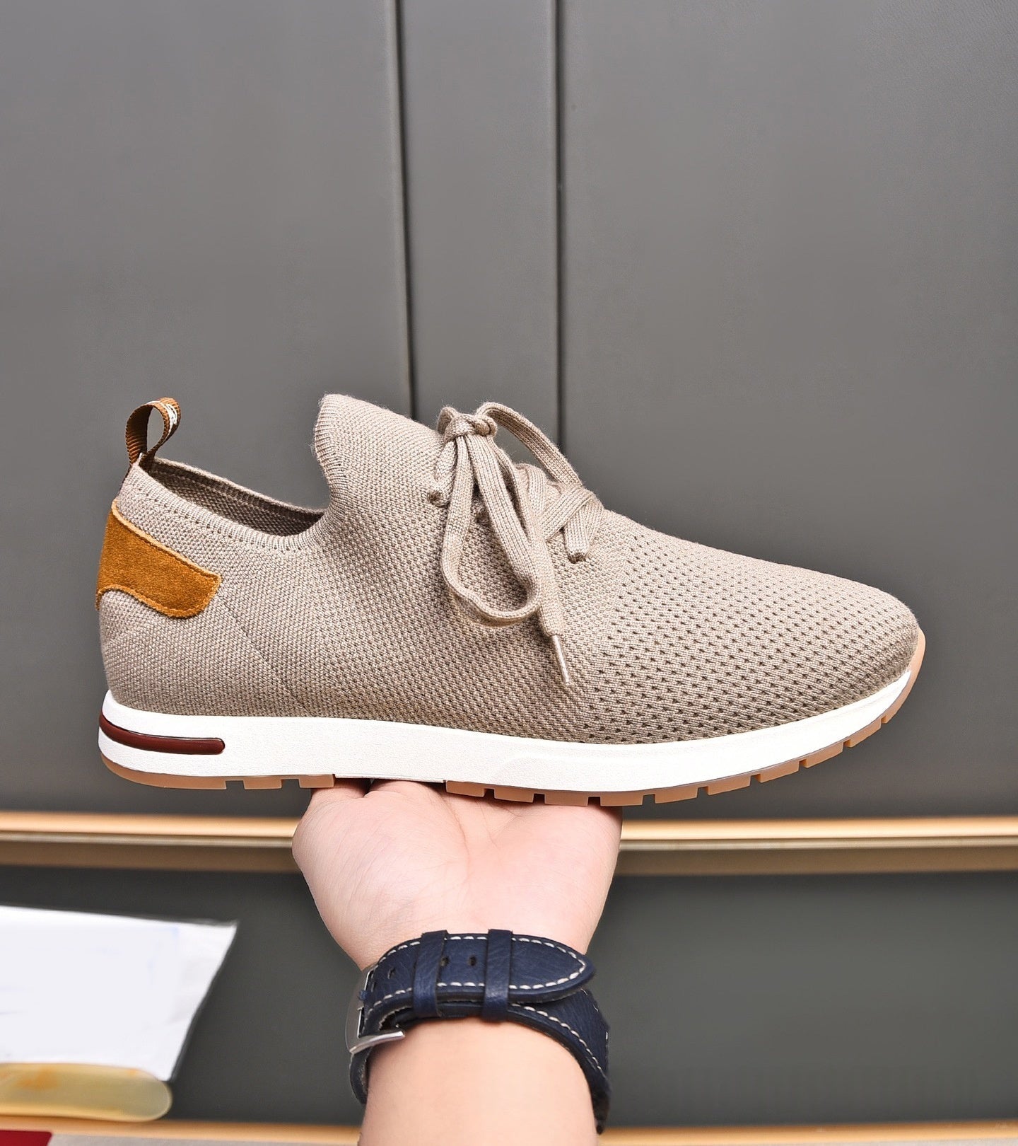 Chaussures Homme Sport Décontractées Mesh Flyknit Tricotées Monocouches Extérieur - IVOIRART.COM