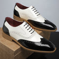 Chaussures homme style britannique business formelles à bout pointu et lacées . - IVOIRART.COM