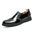 Chaussures homme style british cuir pointu brillantes décontractées petites chic! - IVOIRART.COM