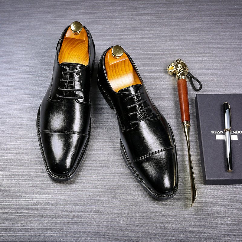 Chaussures homme style british élégantes pour bureau,cuir synthétique et semelle - IVOIRART.COM