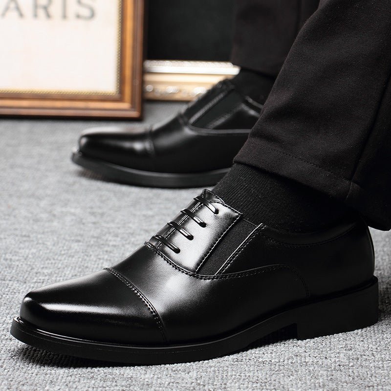 Chaussures homme triple articulation en cuir - semelle caoutchouc antidérapante!. - IVOIRART.COM