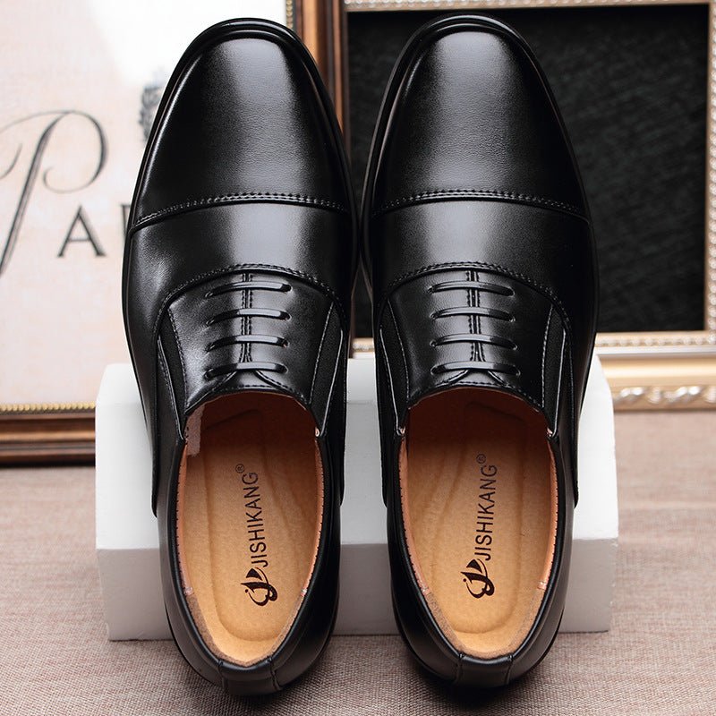 Chaussures homme triple articulation en cuir - semelle caoutchouc antidérapante!. - IVOIRART.COM