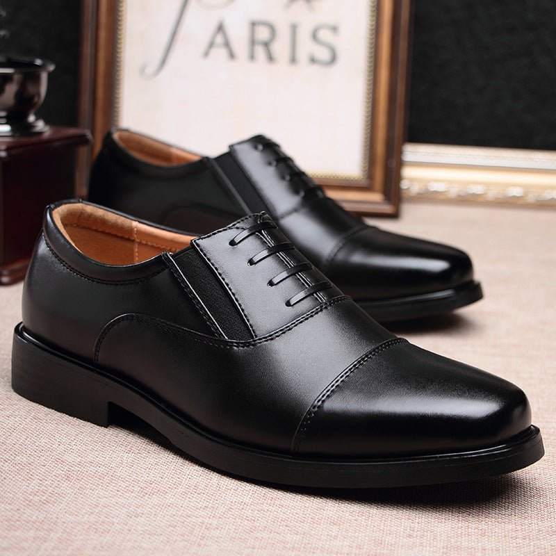 Chaussures homme triple articulation en cuir - semelle caoutchouc antidérapante!. - IVOIRART.COM