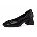 Chaussures Mary Jane en Cuir Polyvalentes pour Femme à Talons Hauts Élégants - IVOIRART.COM