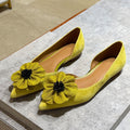 Chaussures Mary Jane Femme 2026 - Bout pointu floral, tige souple, confort style - IVOIRART.COM