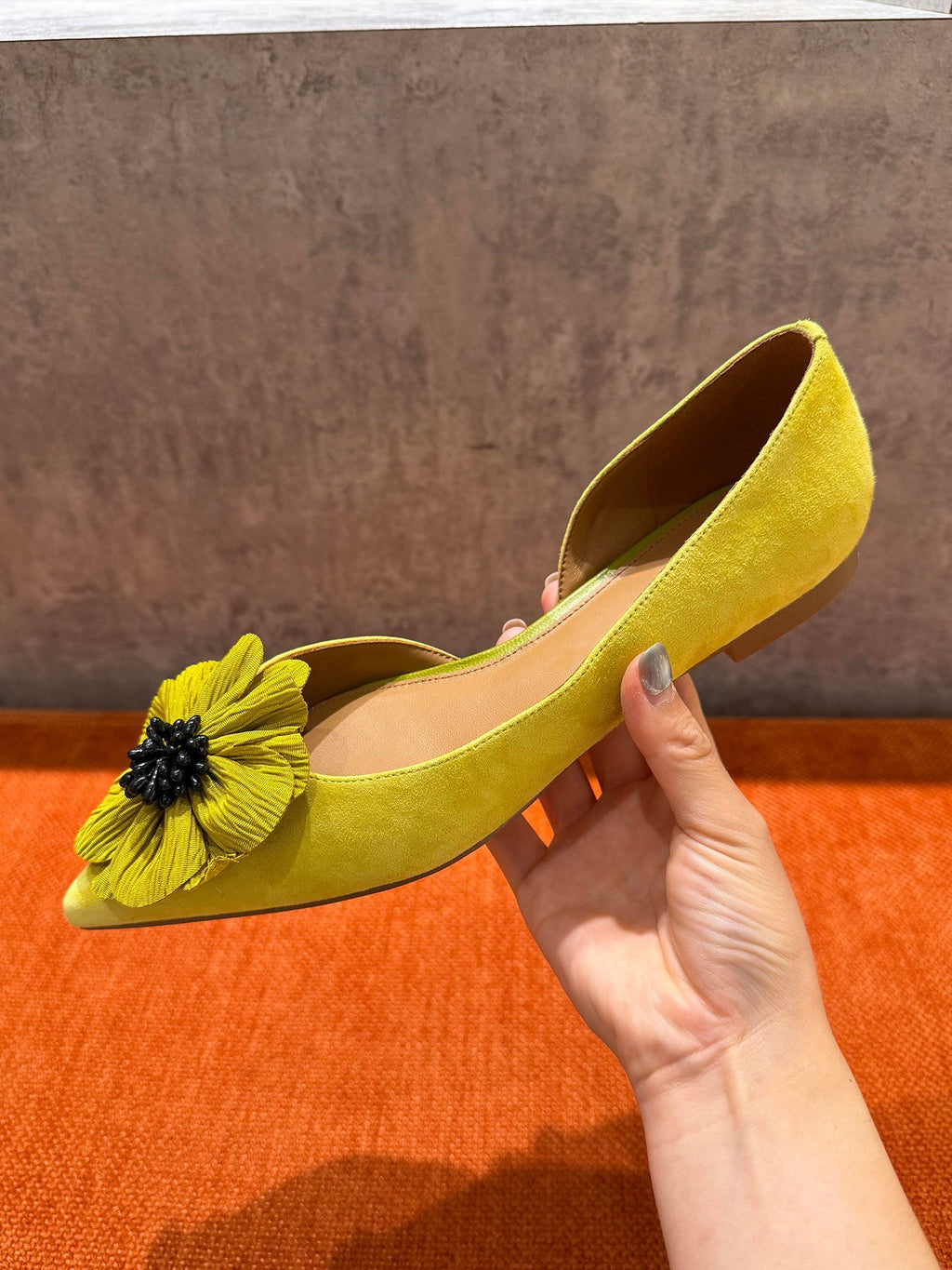 Chaussures Mary Jane Femme 2026 - Bout pointu floral, tige souple, confort style - IVOIRART.COM