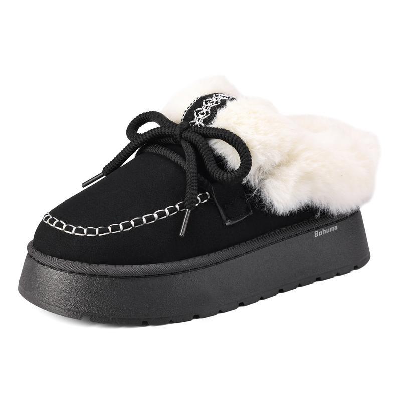 Chaussures mocassins amples pour femmes avec talon compensé élégant et moderne - IVOIRART.COM