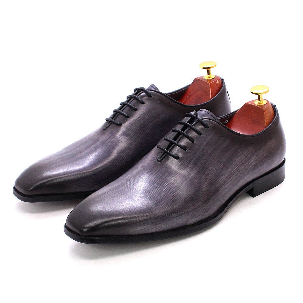 Chaussures Oxford cuir fin faites main — élégantes, résistantes et respirantes H - IVOIRART.COM
