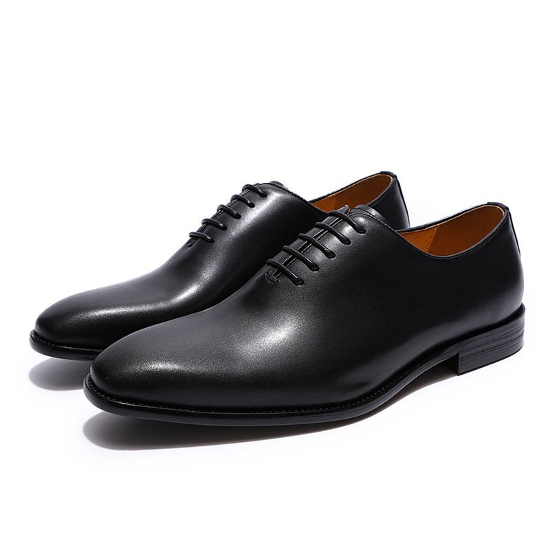 Chaussures Oxford cuir fin faites main — élégantes, résistantes et respirantes H - IVOIRART.COM