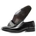 Chaussures Oxford en cuir style britannique pour homme, business, antidérapantes. - IVOIRART.COM