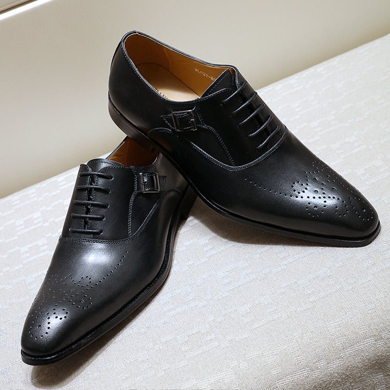 Chaussures Oxford Homme Business Élégantes - Mocassin Habillé Décontracté Noir 39 - IVOIRART.COM