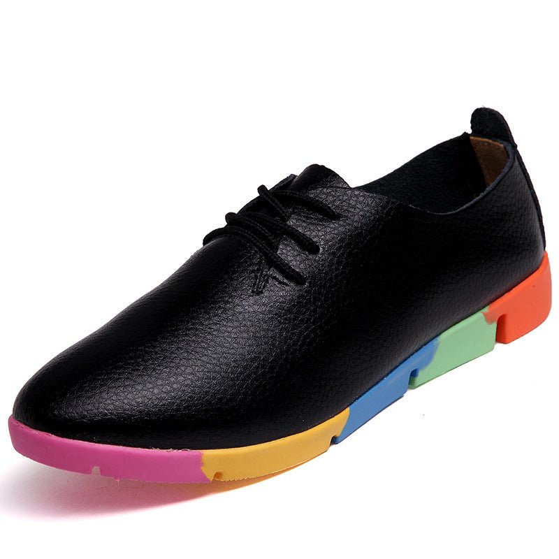 Chaussures pointues pour femmes en cuir blanc, confort infirmière, style décontracté, offres en gros - IVOIRART.COM
