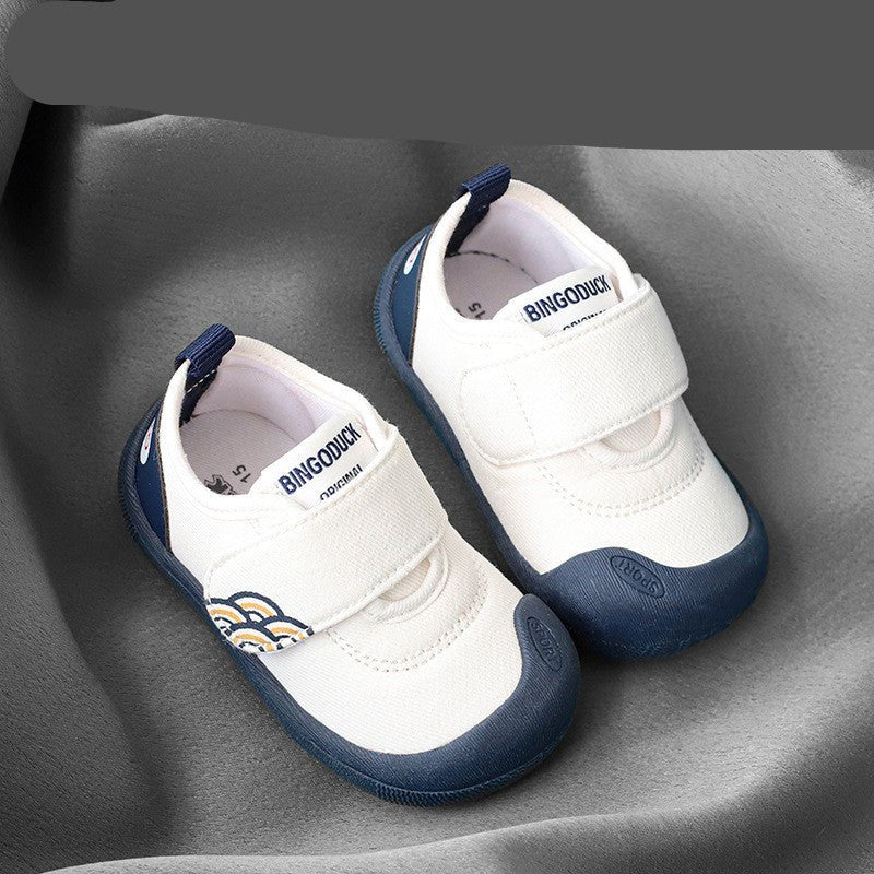 Chaussures souples en coton pour garçons 0 - 3 ans, printemps - été, sans risque de perte - IVOIRART.COM