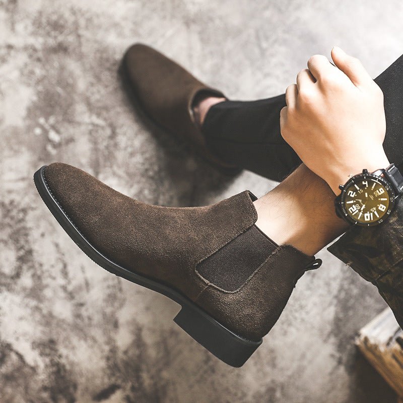Chelsea Boots Men's High-top Martin Boots - IVOIRART.COM