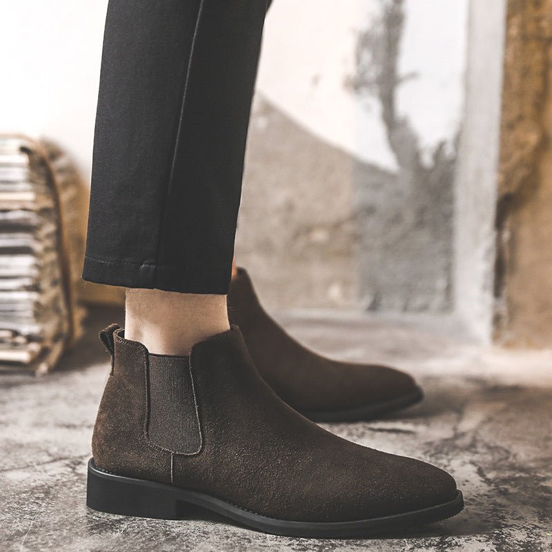 Chelsea Boots Men's High-top Martin Boots - IVOIRART.COM