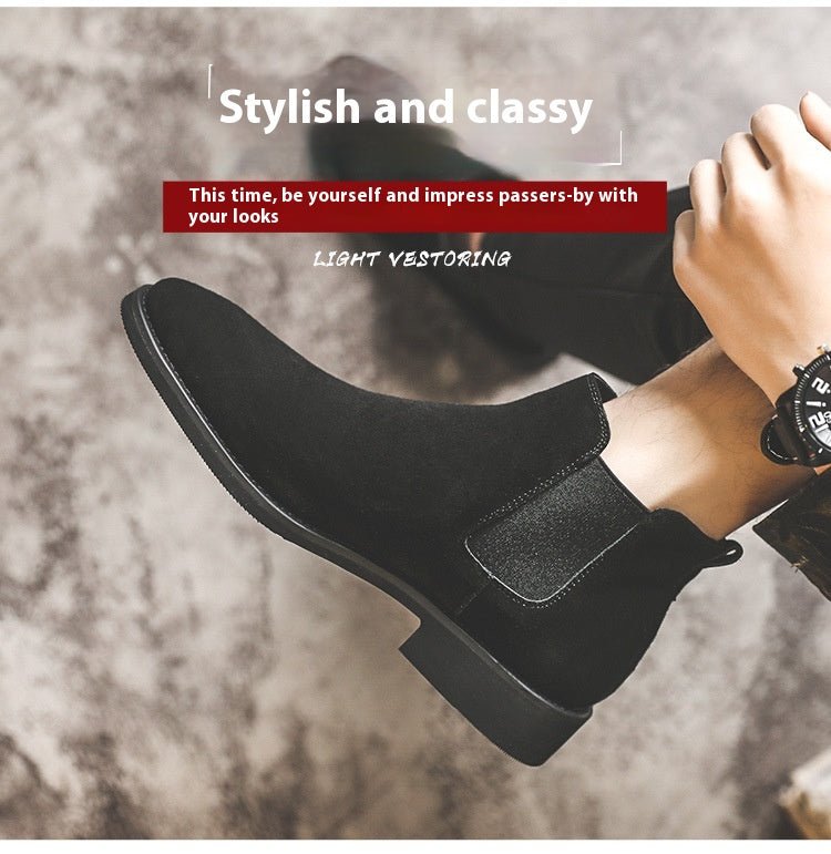 Chelsea Boots Men's High-top Martin Boots - IVOIRART.COM