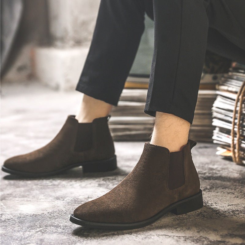 Chelsea Boots Men's High-top Martin Boots - IVOIRART.COM