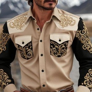 Chemise d'été homme manches courtes rayée à motif floral - style Harajuku rétro! - IVOIRART.COM