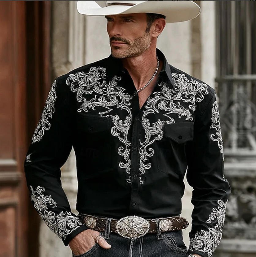 Chemise d'été homme manches courtes rayée à motif floral - style Harajuku rétro! - IVOIRART.COM