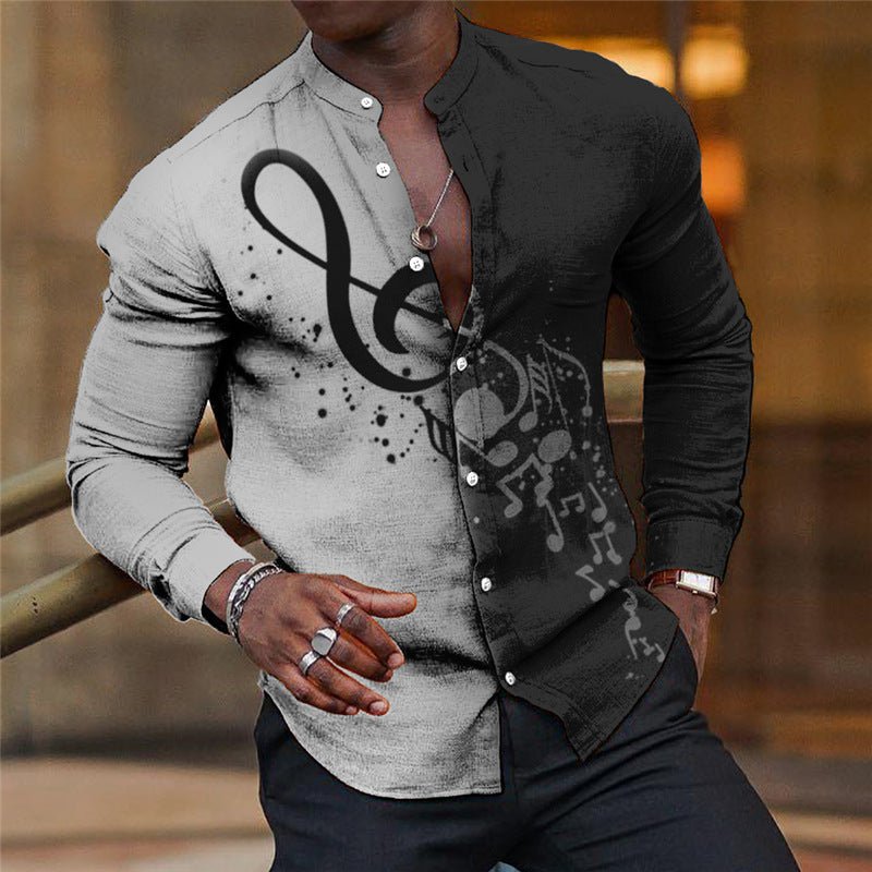 Chemise homme respirante manches longues imprimée - Cardigan sport léger confort - IVOIRART.COM