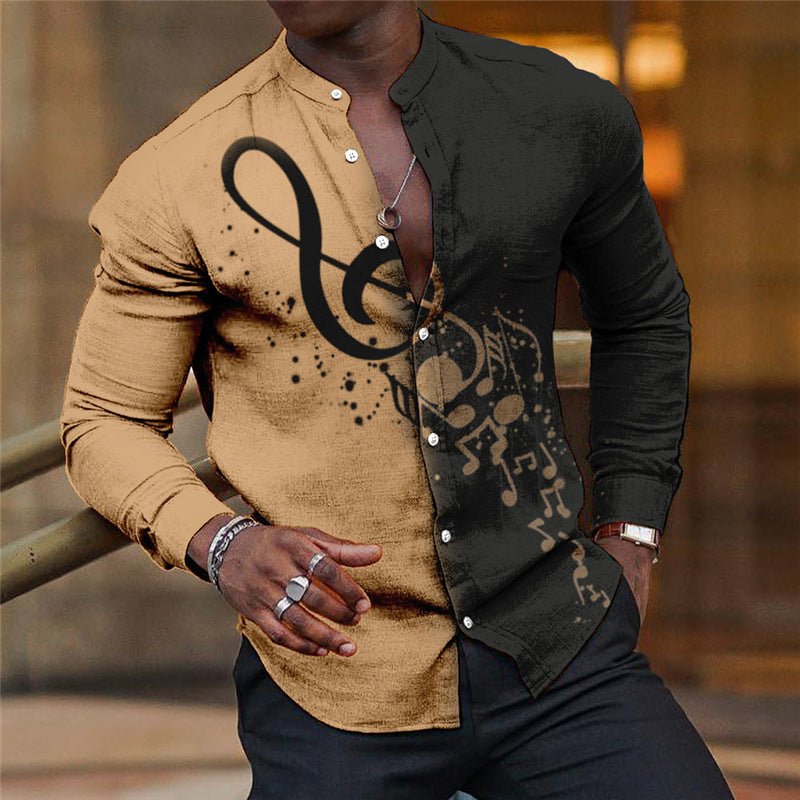 Chemise homme respirante manches longues imprimée - Cardigan sport léger confort - IVOIRART.COM