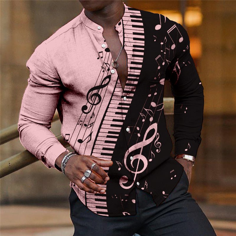 Chemise homme respirante manches longues imprimée - Cardigan sport léger confort - IVOIRART.COM
