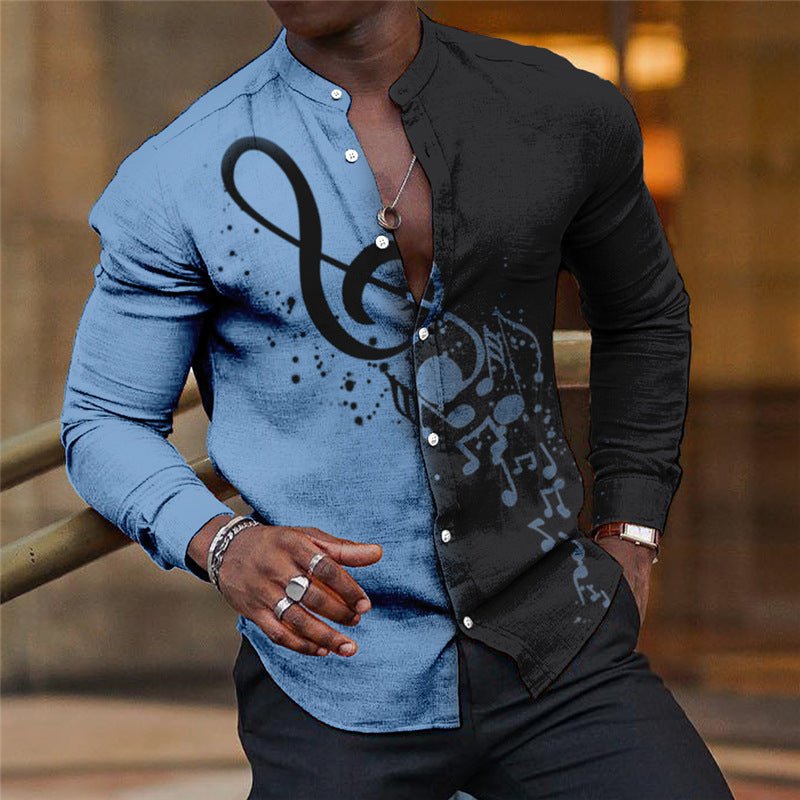 Chemise homme respirante manches longues imprimée - Cardigan sport léger confort - IVOIRART.COM