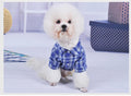 Chemise pour Petit Chien d'Été avec Double Poche Diagonale en Tissu Fin - IVOIRART.COM