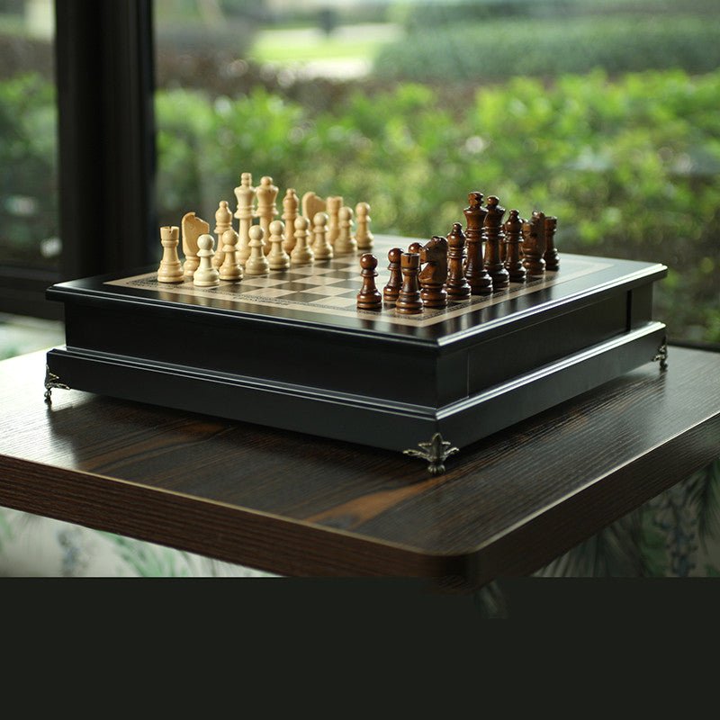 Chess And Chess Wooden Ornament Decoration Teaching Competition - IVOIRART.COM