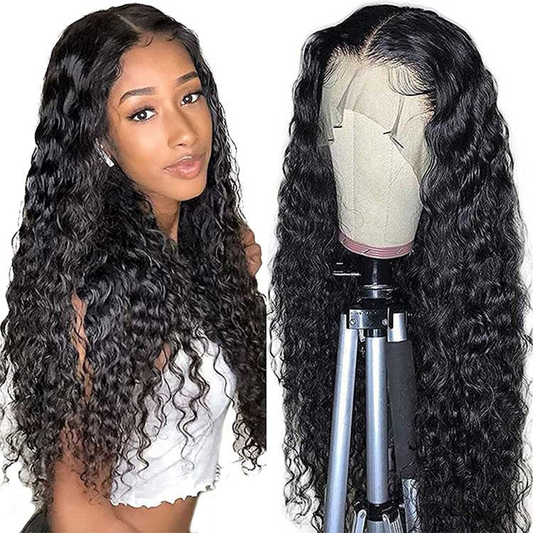 Cheveux Naturels avec Petits Boucles et Extensions Longues pour Femmes - IVOIRART.COM