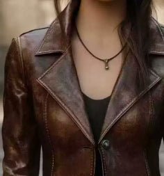 Chic Retro Cool Biker Leather Jacket Top - IVOIRART.COM