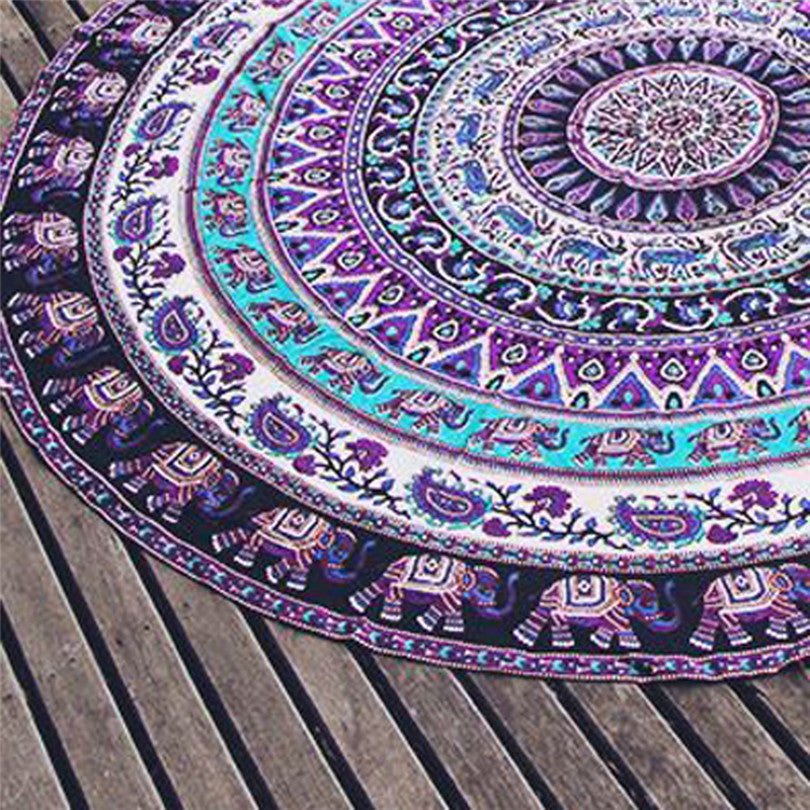 Chiffon doux et polyvalent pour tapis de yoga, dimensions 150 x 150 cm, confort optimal - IVOIRART.COM