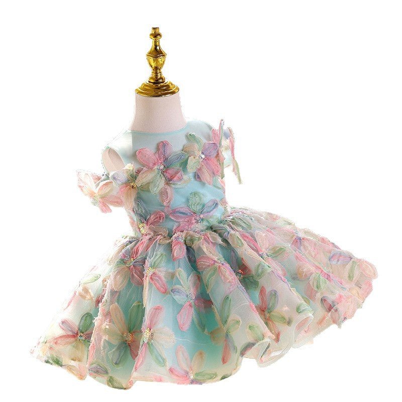 Children's Birthday Princess Dress Piano Performance - IVOIRART.COM