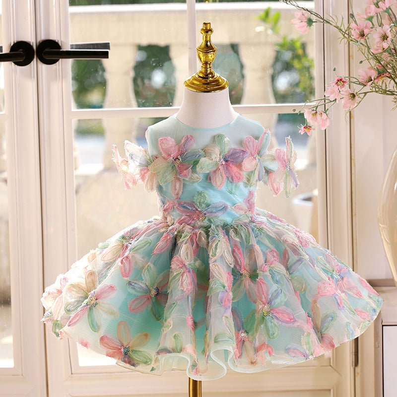 Children's Birthday Princess Dress Piano Performance - IVOIRART.COM