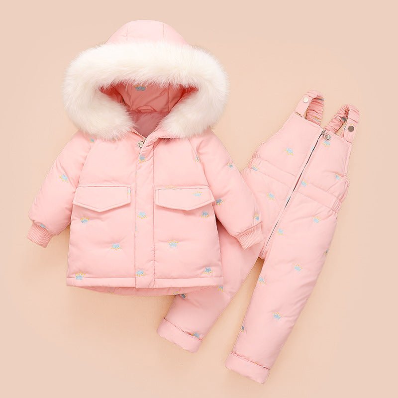 Children's Clothing Children's Down Jacket Suit Girls - IVOIRART.COM