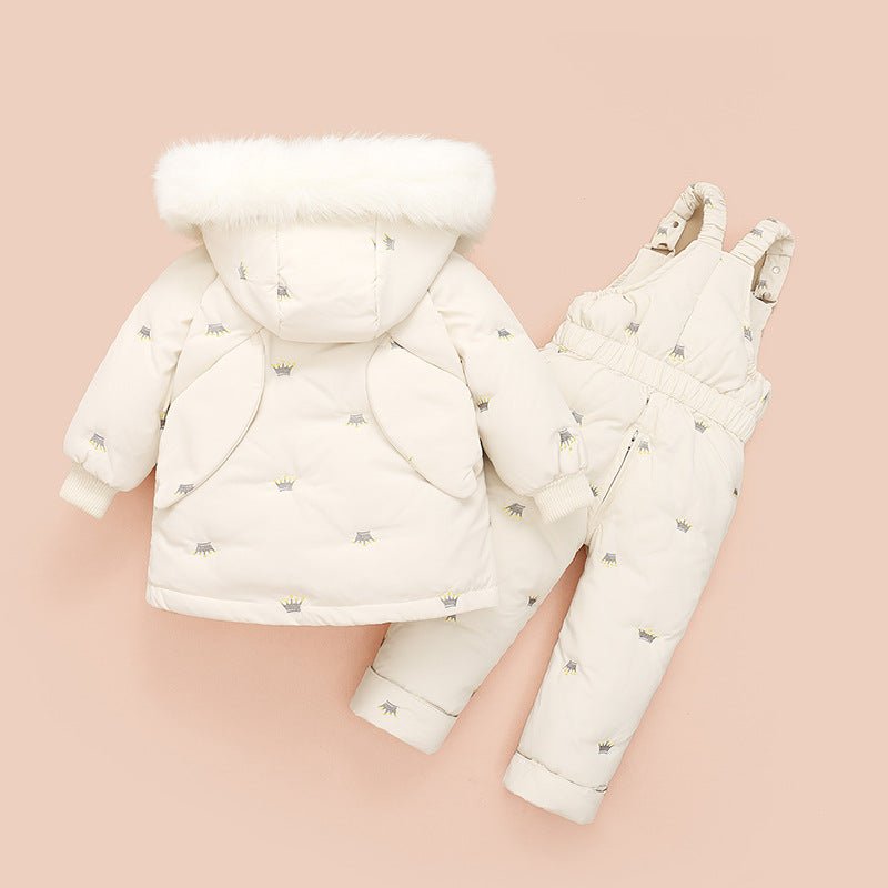 Children's Clothing Children's Down Jacket Suit Girls - IVOIRART.COM