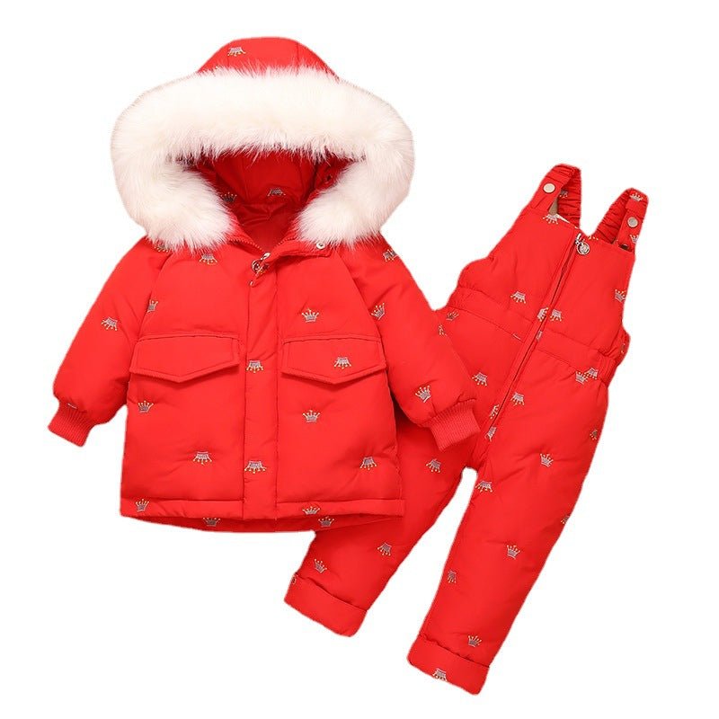 Children's Clothing Children's Down Jacket Suit Girls - IVOIRART.COM