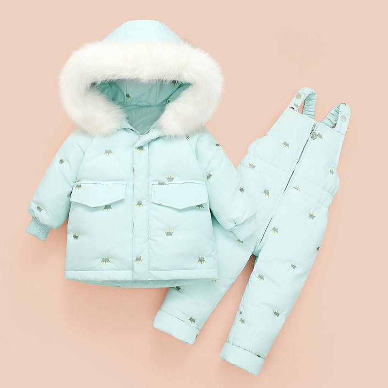 Children's Clothing Children's Down Jacket Suit Girls - IVOIRART.COM
