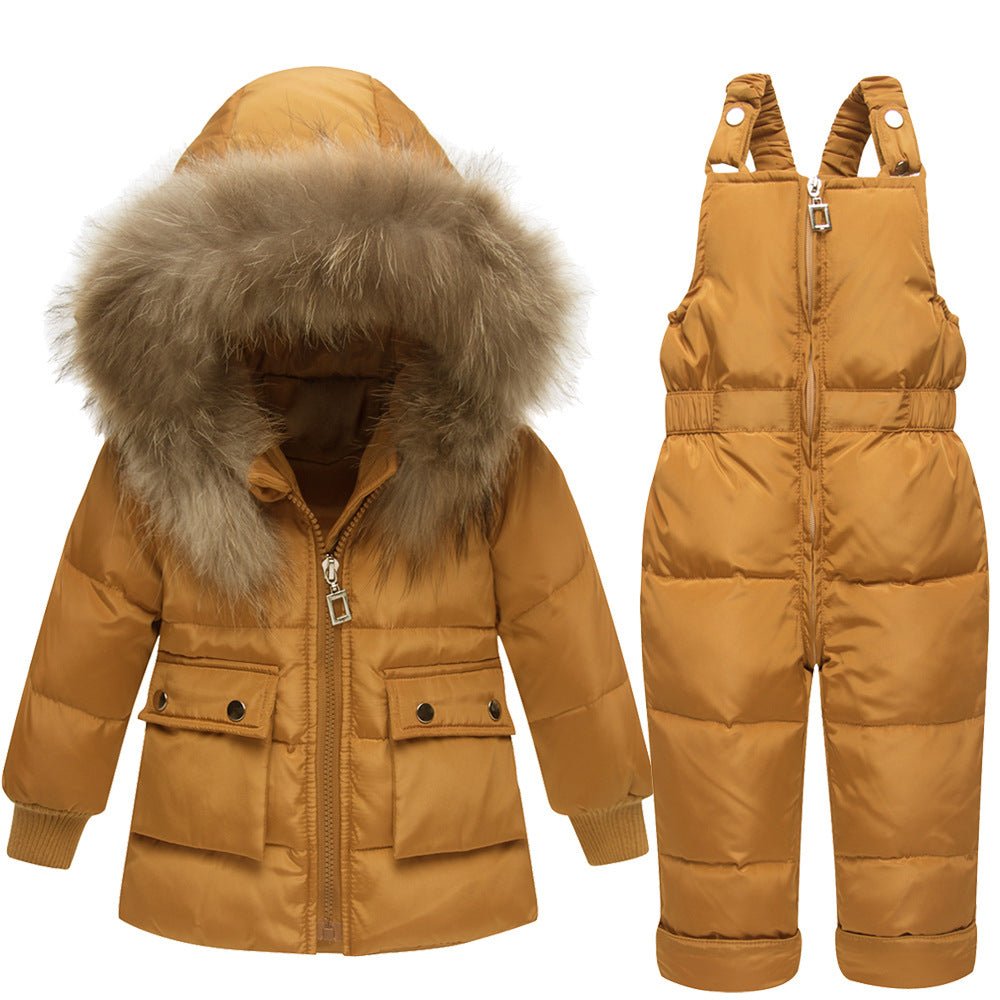 Children's down jacket suit - IVOIRART.COM