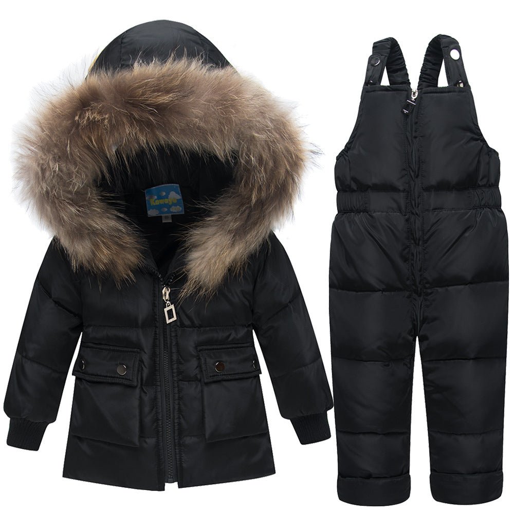 Children's down jacket suit - IVOIRART.COM