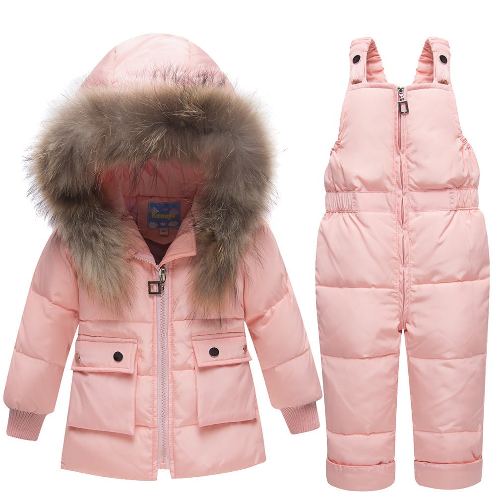 Children's down jacket suit - IVOIRART.COM