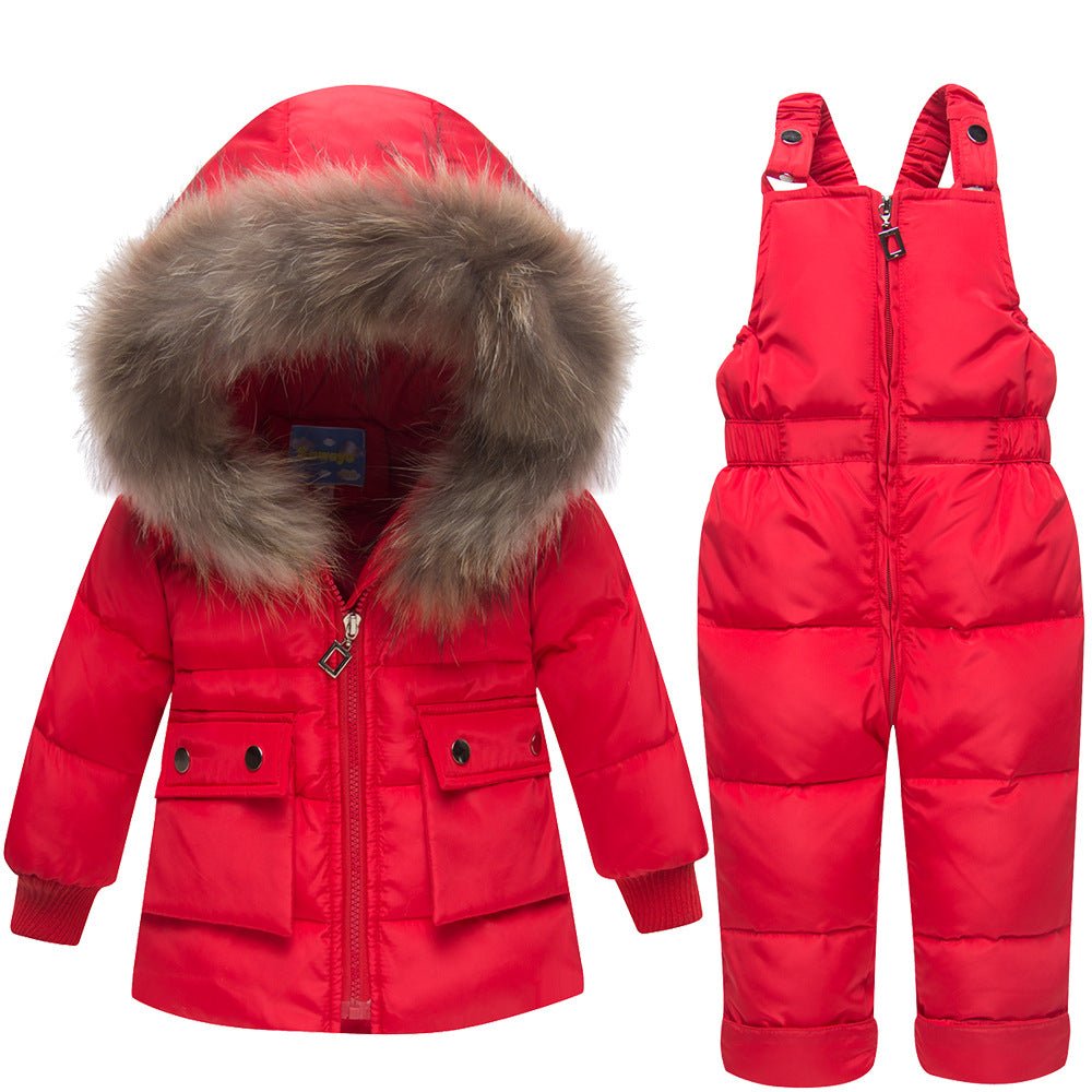 Children's down jacket suit - IVOIRART.COM