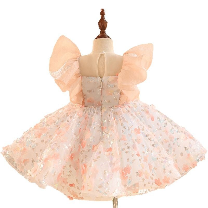 Children's Dress Princess Girl Birthday Party Formal Dress - IVOIRART.COM