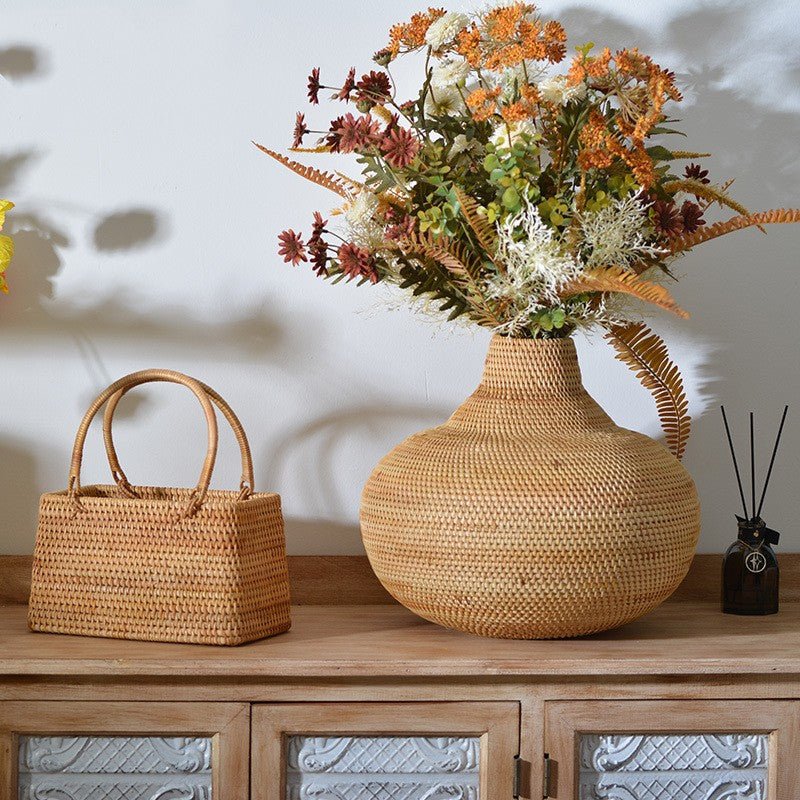 Chinese Fine Vintage Furniture Flower Baskets Entryway Ornaments - IVOIRART.COM