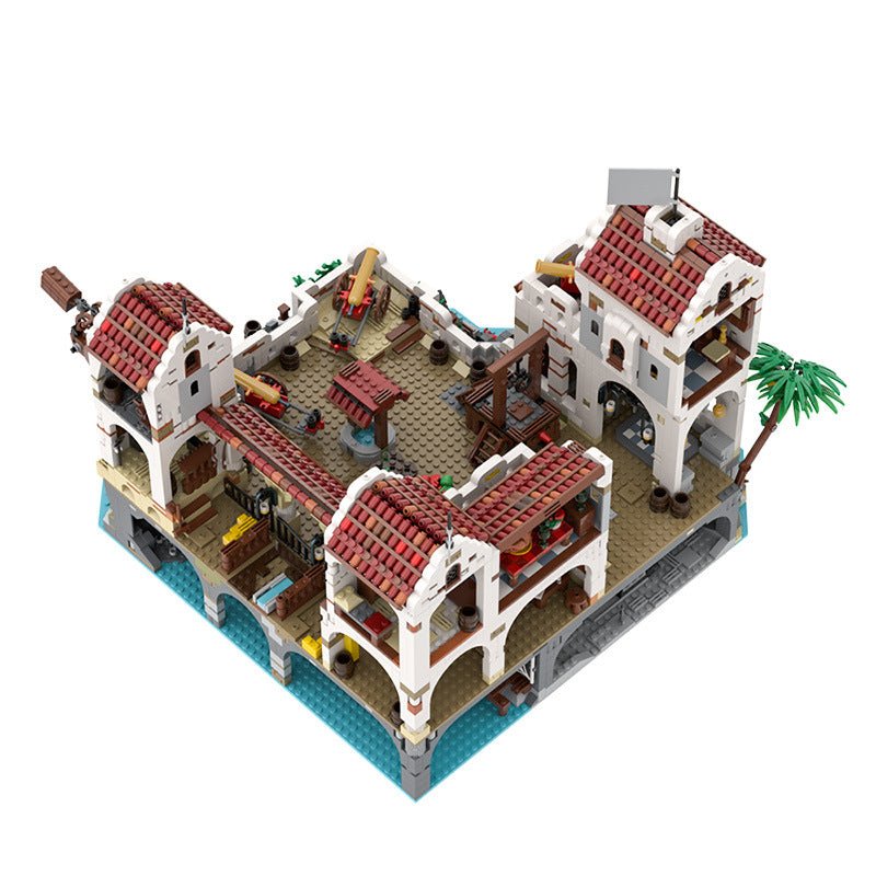 Classic Architectural Series Pirate Building Blocks In Barracuda Bay The Fortress Of High Eldorado - IVOIRART.COM