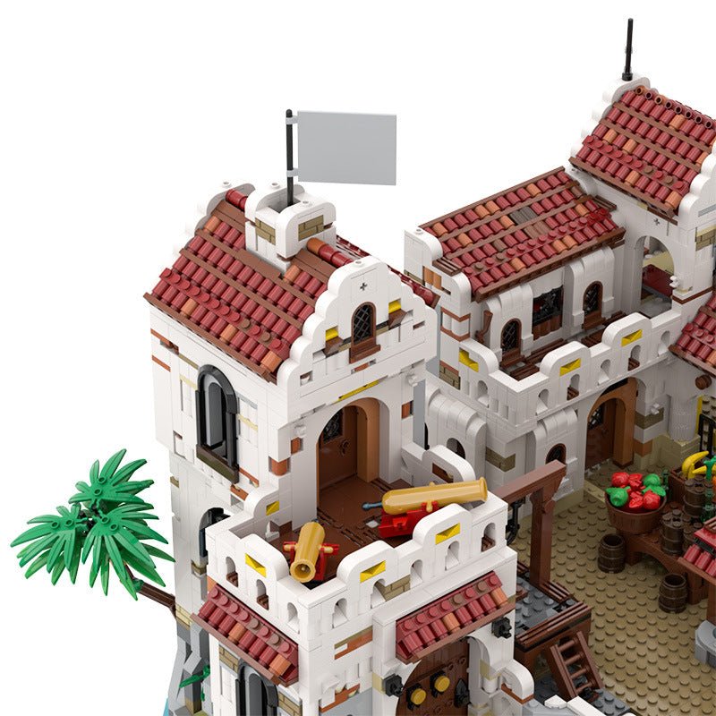 Classic Architectural Series Pirate Building Blocks In Barracuda Bay The Fortress Of High Eldorado - IVOIRART.COM